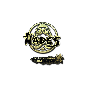 Sticker | hades (Gold) | Antwerp 2022 CS2 skin