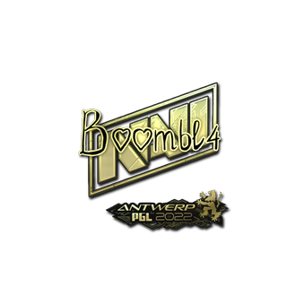 Sticker | Boombl4 (Gold) | Antwerp 2022 CS2 skin