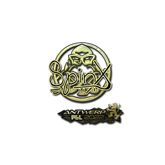 Sticker | Spinx (Gold) | Antwerp 2022 CS2 skin