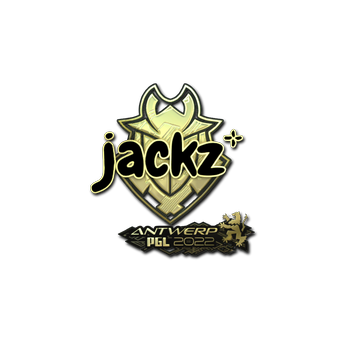 Sticker | JaCkz (Gold) | Antwerp 2022 CS2 skin
