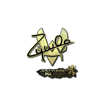 Sticker | ZywOo (Gold) | Antwerp 2022 CS2 skin