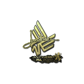 Sticker | juanflatroo (Gold) | Antwerp 2022 CS2 skin