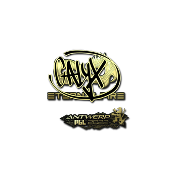 Sticker | Calyx (Gold) | Antwerp 2022 CS2 skin
