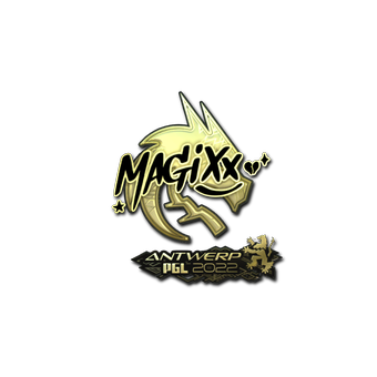 Sticker | magixx (Gold) | Antwerp 2022 CS2 skin