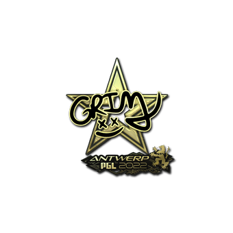 Sticker | Grim (Gold) | Antwerp 2022 CS2 skin