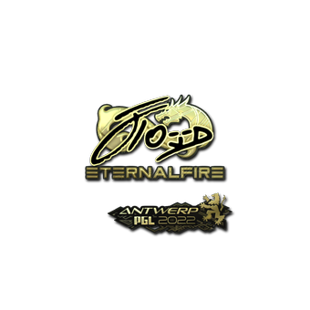 Sticker | xfl0ud (Gold) | Antwerp 2022 CS2 skin