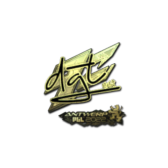 Sticker | dgt (Gold) | Antwerp 2022 CS2 skin