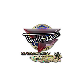 Sticker | Twistzz (Glitter, Champion) | Antwerp 2022 CS2 skin