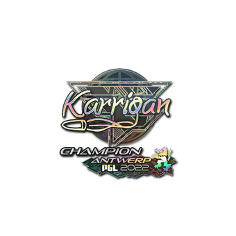 Sticker | karrigan (Holo, Champion) | Antwerp 2022 CS2 skin