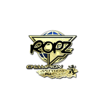 Sticker | ropz (Gold, Champion) | Antwerp 2022 CS2 skin
