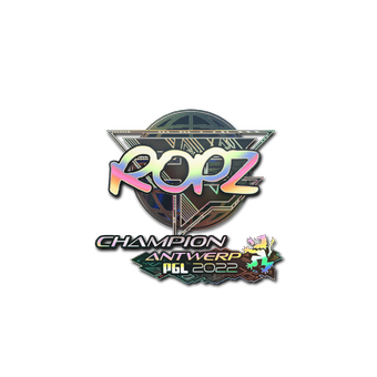 Sticker | ropz (Holo, Champion) | Antwerp 2022 CS2 skin