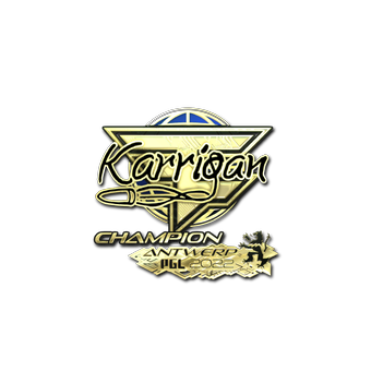 Sticker | karrigan (Gold, Champion) | Antwerp 2022 CS2 skin