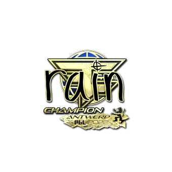 Sticker | rain (Gold, Champion) | Antwerp 2022 CS2 skin
