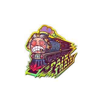 Sticker | Pain Train (Holo) CS2 skin