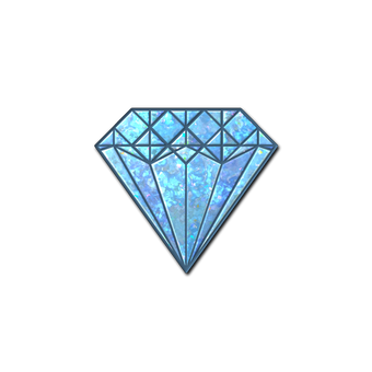 Sticker | Blue Gem (Glitter) CS2 skin
