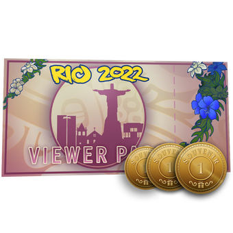 Rio 2022 Viewer Pass + 3 Souvenir Tokens CS2 skin