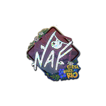 Sticker | NAF (Glitter) | Rio 2022 CS2 skin