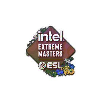 Sticker | IEM (Glitter) | Rio 2022 CS2 skin