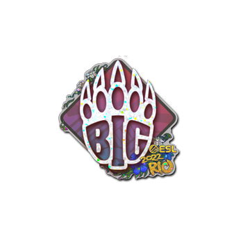 Sticker | BIG (Glitter) | Rio 2022 CS2 skin