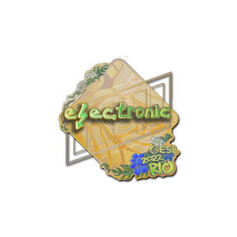 Sticker | electronic (Holo) | Rio 2022 CS2 skin