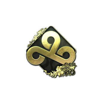 Sticker | Cloud9 (Gold) | Rio 2022 CS2 skin