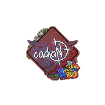 Sticker | cadiaN (Glitter) | Rio 2022 CS2 skin