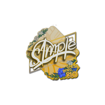 Sticker | s1mple | Rio 2022 CS2 skin