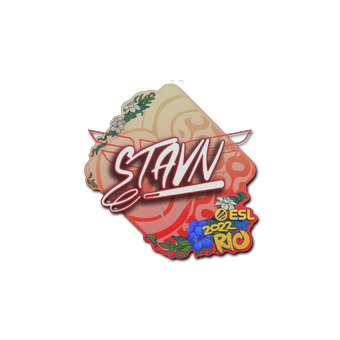 Sticker | stavn | Rio 2022 CS2 skin