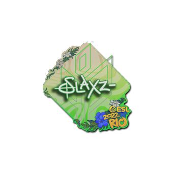Sticker | slaxz- | Rio 2022 CS2 skin