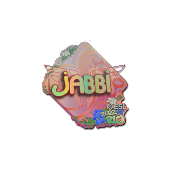Sticker | jabbi (Holo) | Rio 2022 CS2 skin