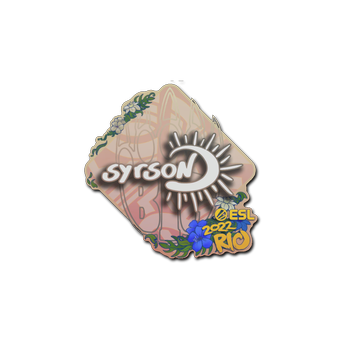 Sticker | syrsoN | Rio 2022 CS2 skin