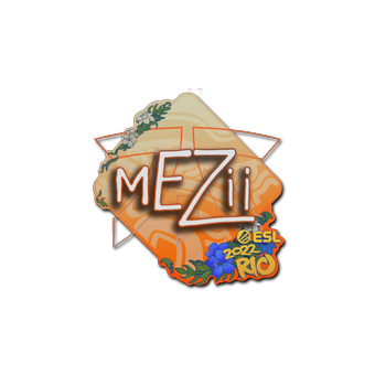 Sticker | mezii | Rio 2022 CS2 skin