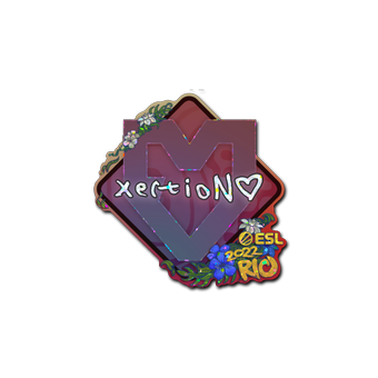 Sticker | xertioN (Glitter) | Rio 2022 CS2 skin