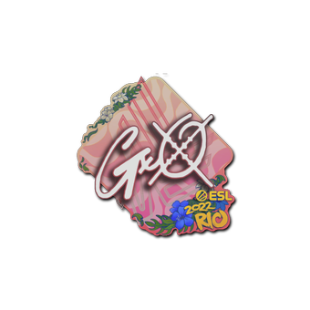 Sticker | gxx- | Rio 2022 CS2 skin