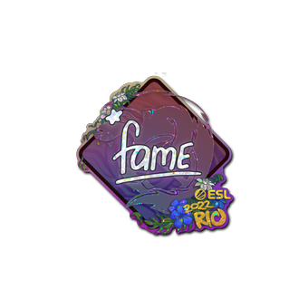 Sticker | fame (Glitter) | Rio 2022 CS2 skin