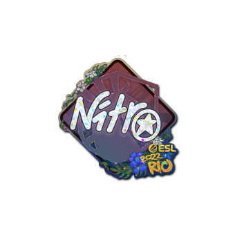 Sticker | nitr0 (Glitter) | Rio 2022 CS2 skin