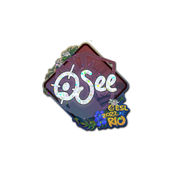 Sticker | oSee (Glitter) | Rio 2022 CS2 skin
