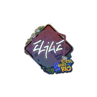 Sticker | EliGE (Glitter) | Rio 2022 CS2 skin