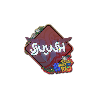 Sticker | sjuush (Glitter) | Rio 2022 CS2 skin