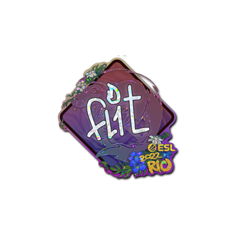 Sticker | FL1T (Glitter) | Rio 2022 CS2 skin