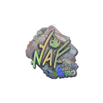 Sticker | NAF (Holo) | Rio 2022 CS2 skin