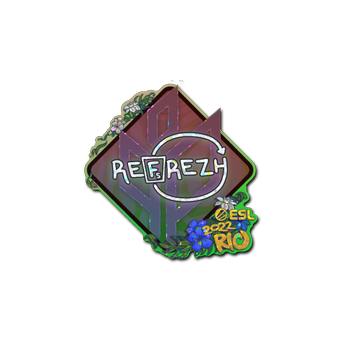 Sticker | refrezh (Glitter) | Rio 2022 CS2 skin