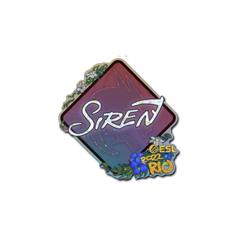 Sticker | S1ren (Glitter) | Rio 2022 CS2 skin
