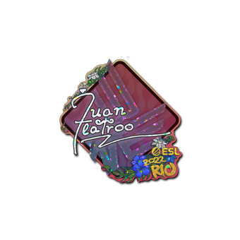 Sticker | juanflatroo (Glitter) | Rio 2022 CS2 skin