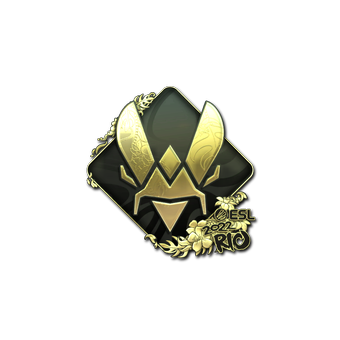 Sticker | Vitality (Gold) | Rio 2022 CS2 skin