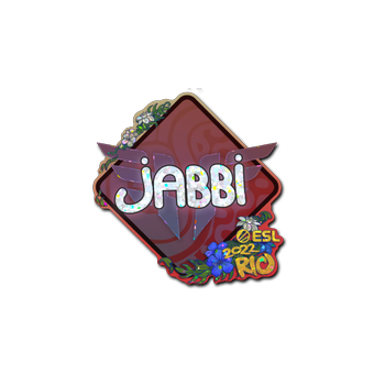 Sticker | jabbi (Glitter) | Rio 2022 CS2 skin