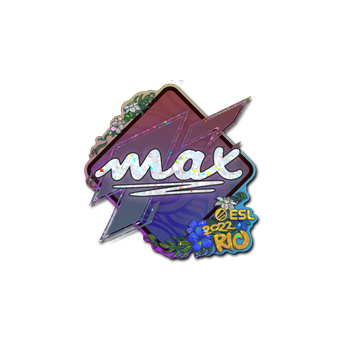 Sticker | max (Glitter) | Rio 2022 CS2 skin