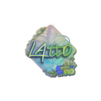 Sticker | latto (Holo) | Rio 2022 CS2 skin