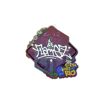 Sticker | FlameZ (Glitter) | Rio 2022 CS2 skin