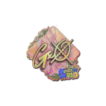 Sticker | gxx- (Holo) | Rio 2022 CS2 skin